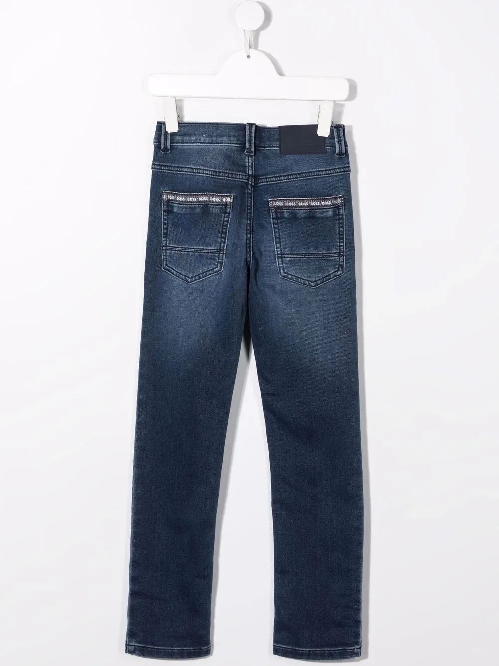 BOSS Kidswear Jeans met stonewash-effect - Blauw