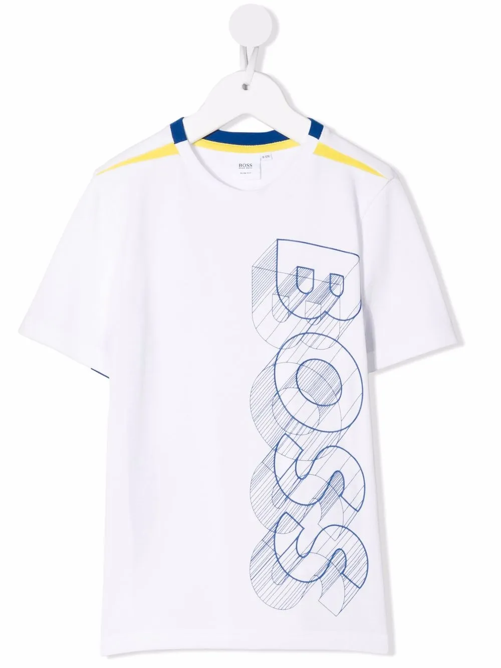 

BOSS Kidswear playera con logo en 3D - Blanco