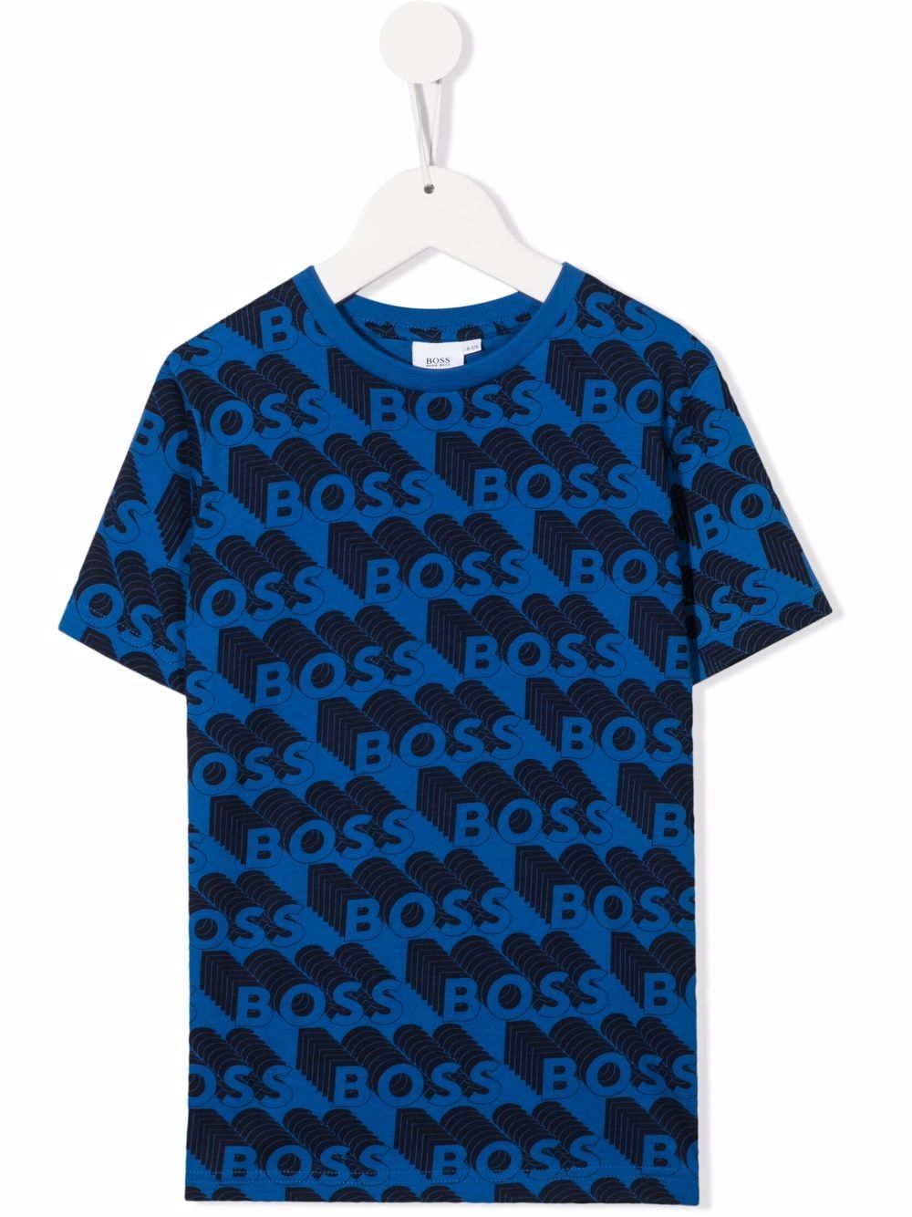 

BOSS Kidswear playera con logo estampado - Azul