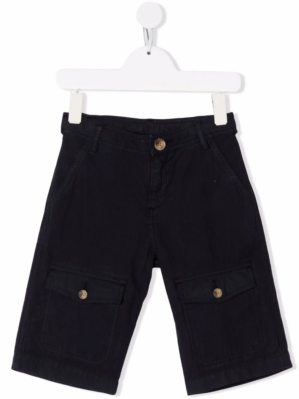 

Lanvin Enfant shorts con logo bordado - Azul