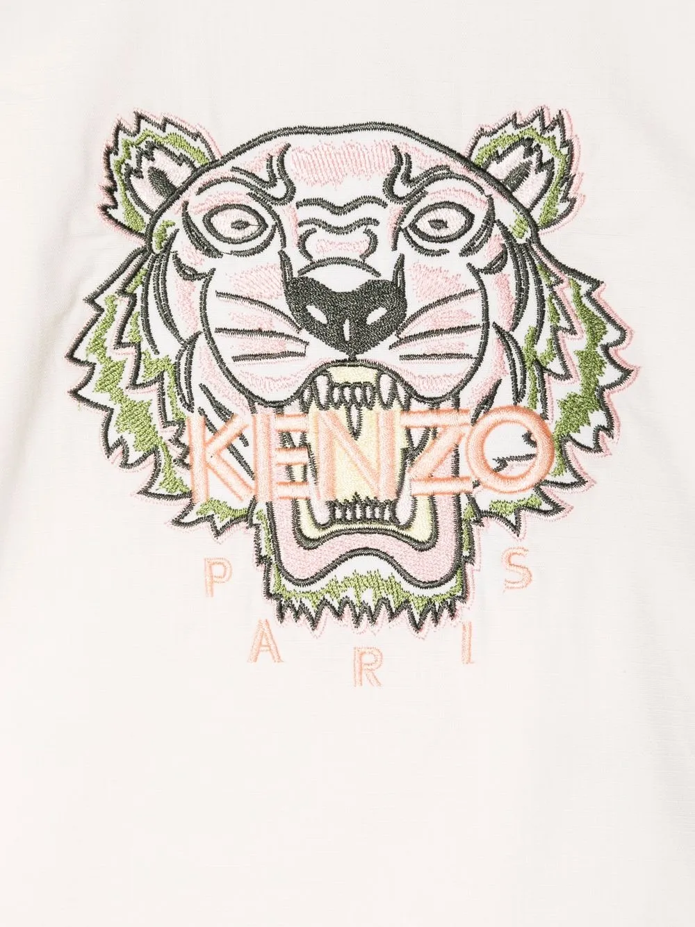 фото Kenzo kids платье-футболка с вышивкой