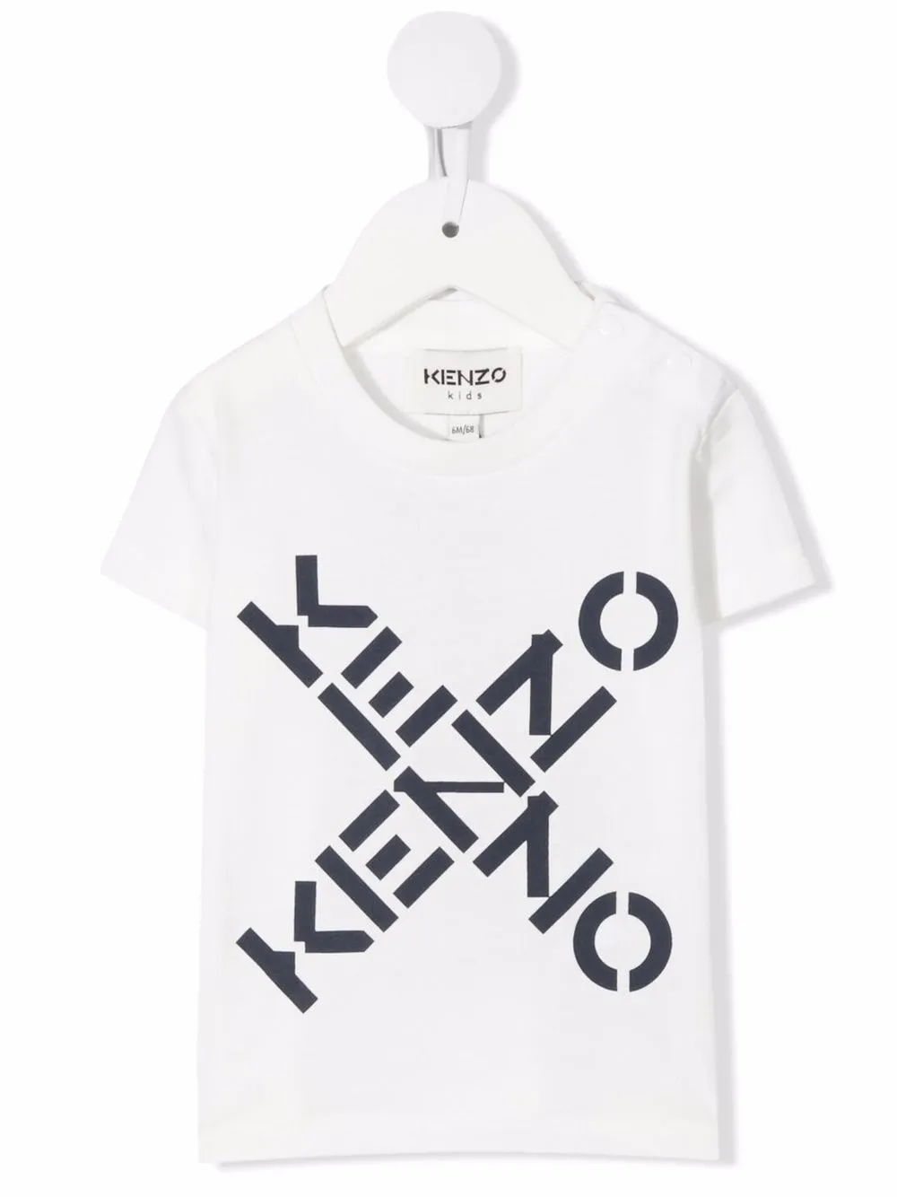 

Kenzo Kids logo-print organic-cotton T-Shirt - White