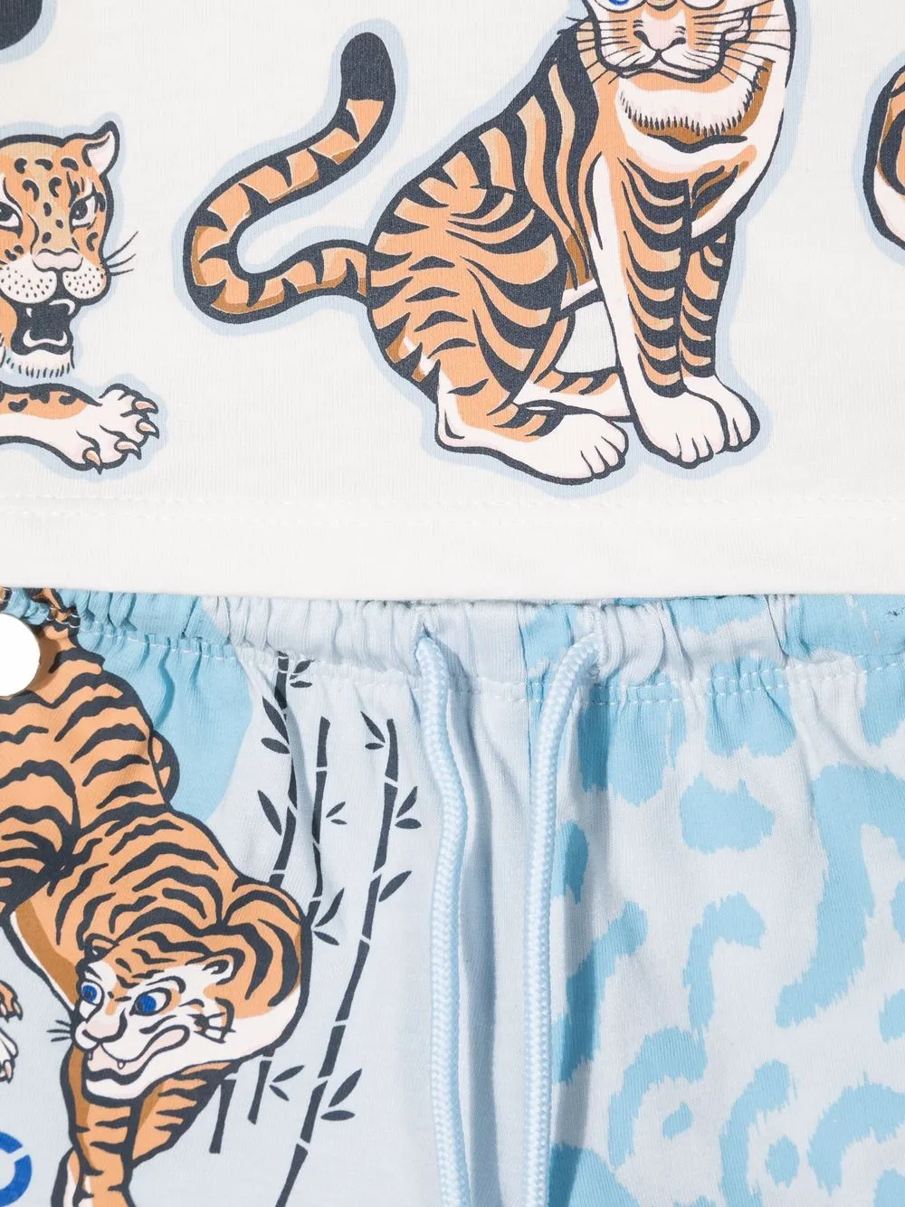 фото Kenzo kids спортивный костюм с графичным принтом