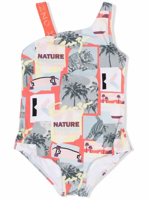 Kenzo Kids مايوه بطبعة طبيعة