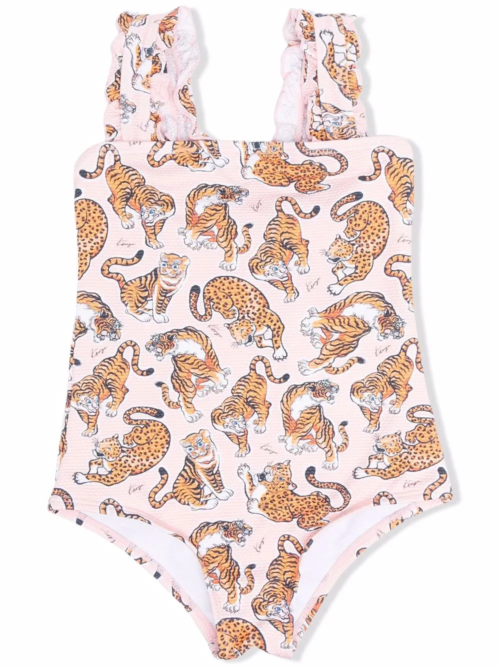 фото Kenzo kids слитный купальник с логотипом tiger