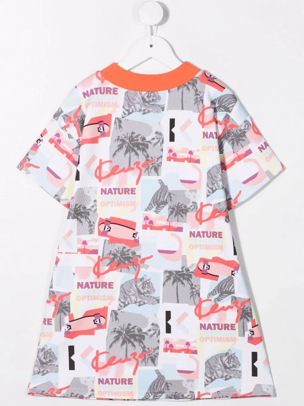 фото Kenzo kids платье а-силуэта с принтом