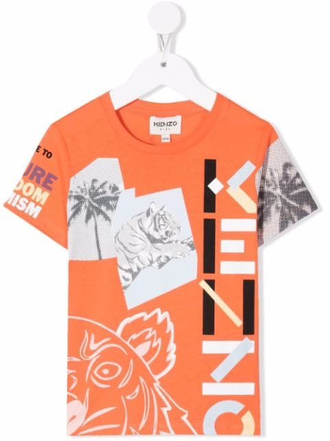 Kenzo Kids jungle-print T-shirt