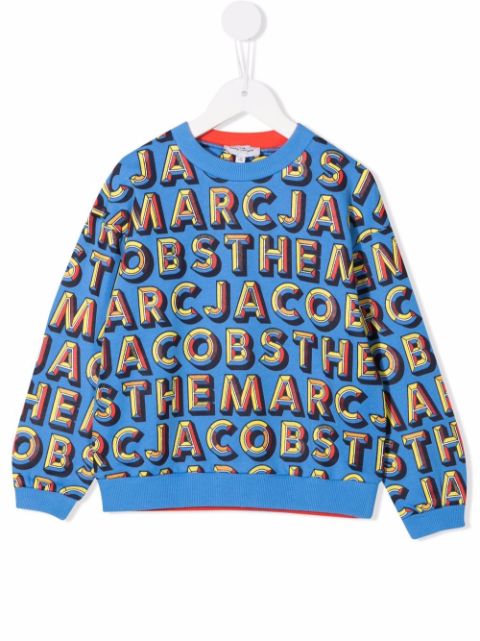 The Marc Jacobs Kids logo-print crew-neck sweatshirt