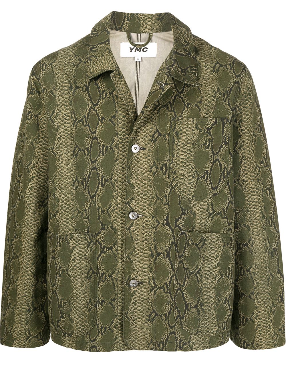 Green hotsell snakeskin jacket