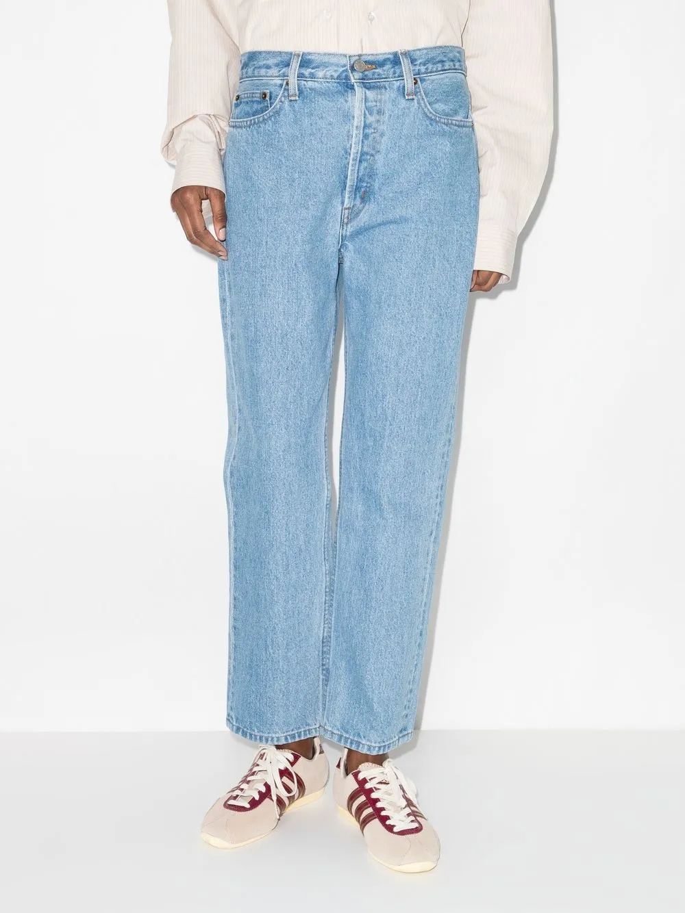 Still Here Jeans met wijde pijpen - Blauw