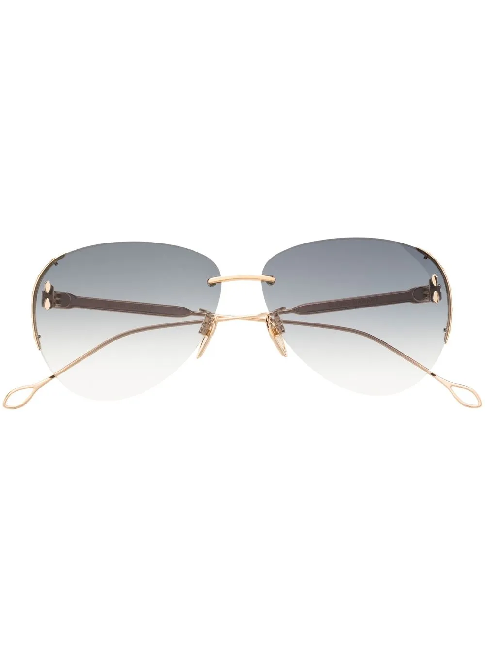 

Isabel Marant rimless tinted sunglasses - Gold