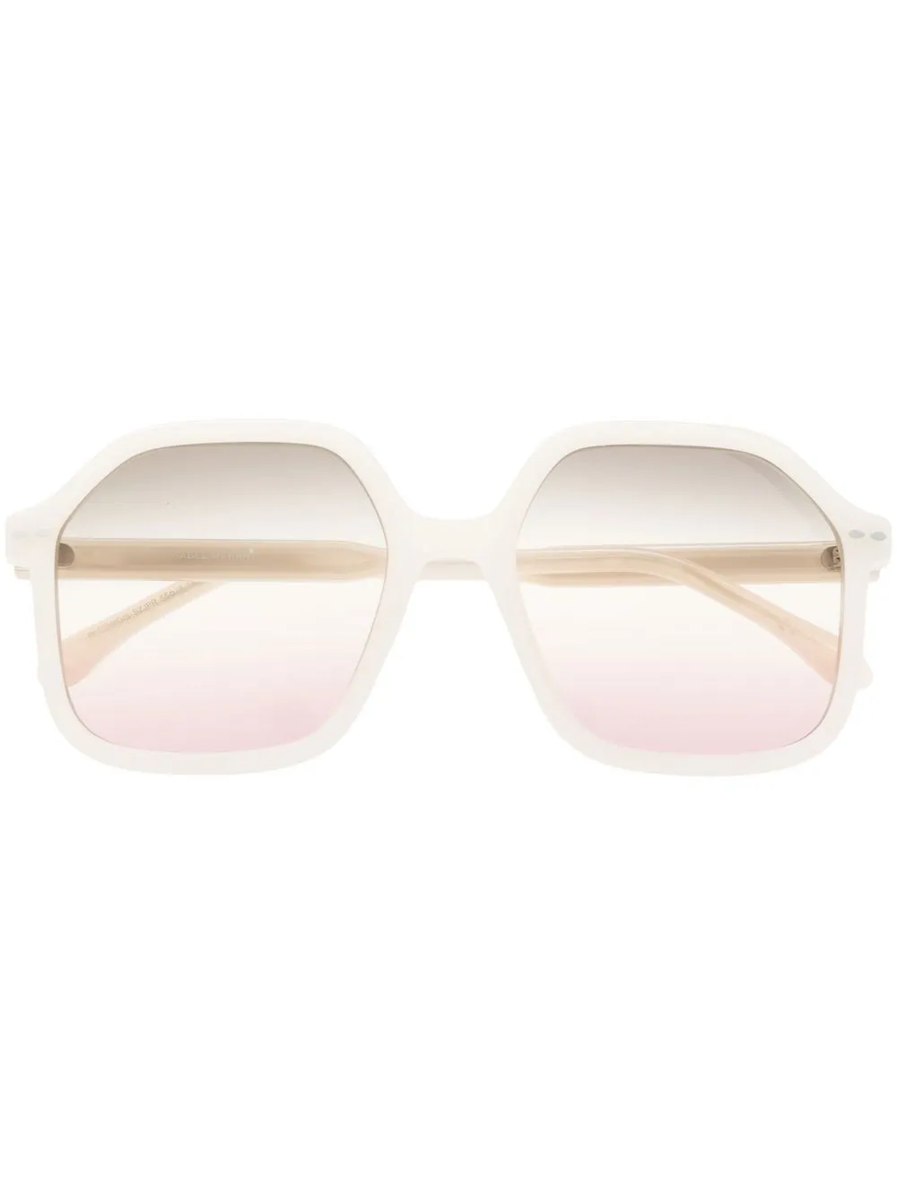 

Isabel Marant tinted hexagonal sunglasses - White