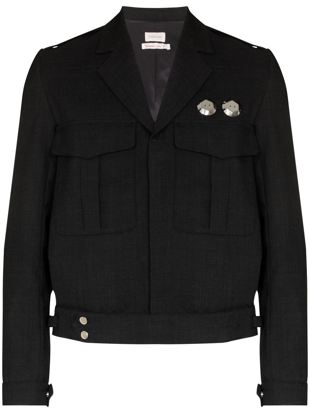 Stefan Cooke Soldiers Wool Jacket - Farfetch