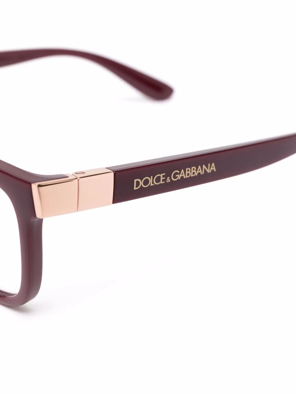 фото Dolce & gabbana eyewear очки в квадратной оправе с логотипом