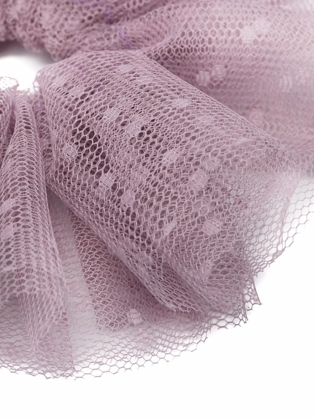  Red(v) Point D'esprit Tulle Hairband - Pink 