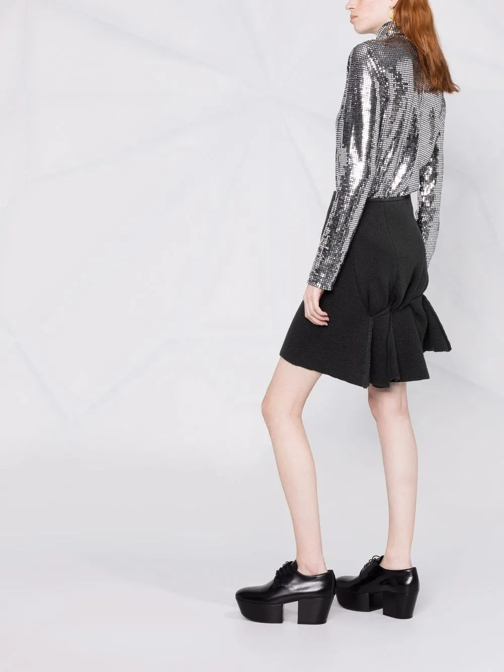 фото Bottega veneta короткая юбка-годе