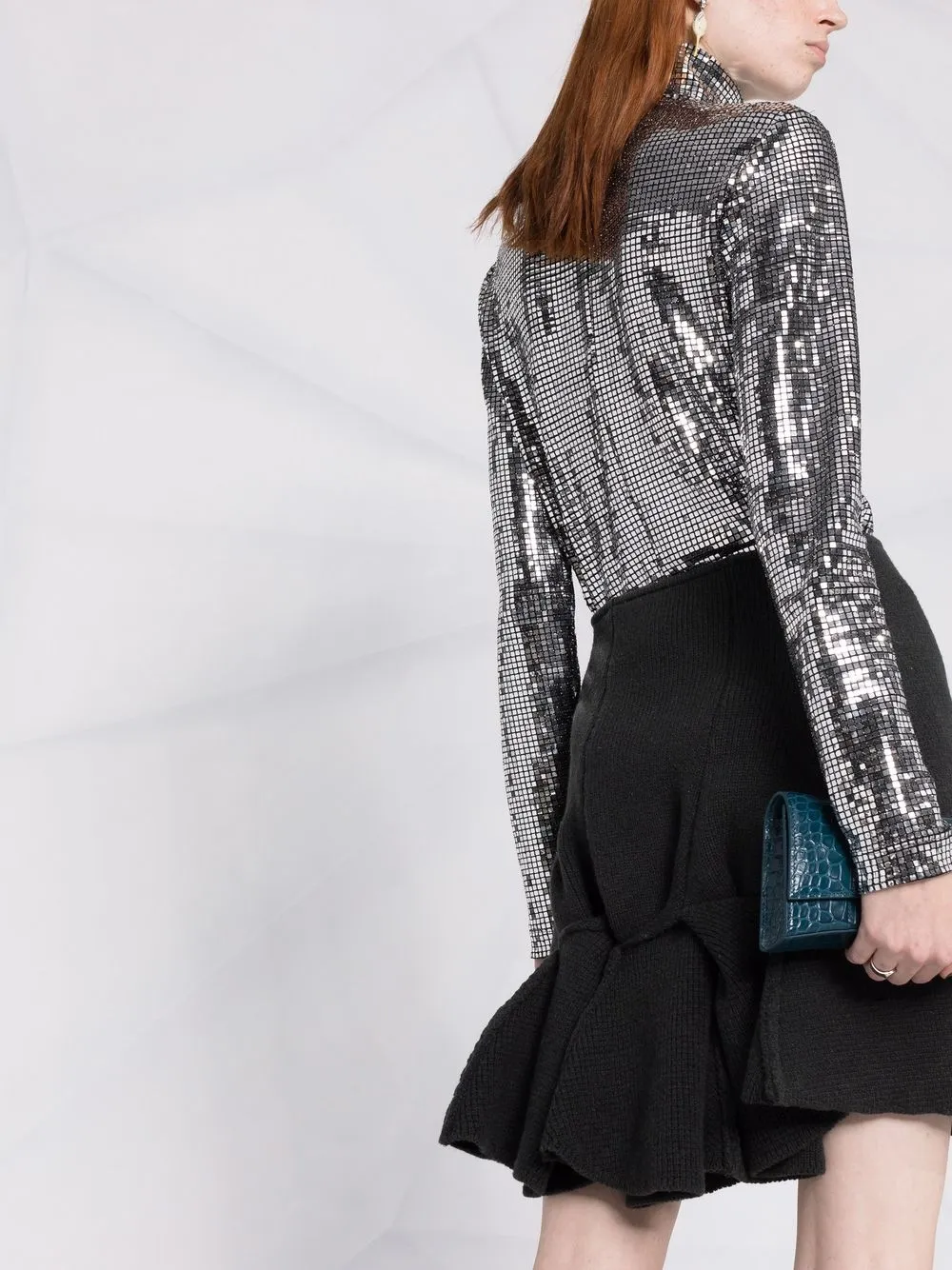 фото Bottega veneta короткая юбка-годе