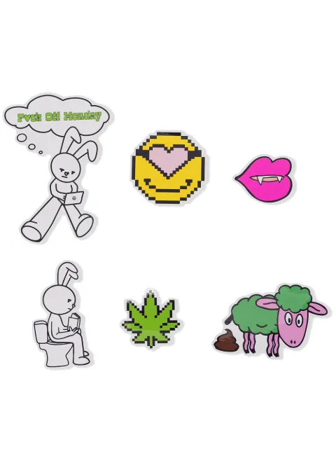 Natasha Zinko Kit de adesivos com estampa gráfica