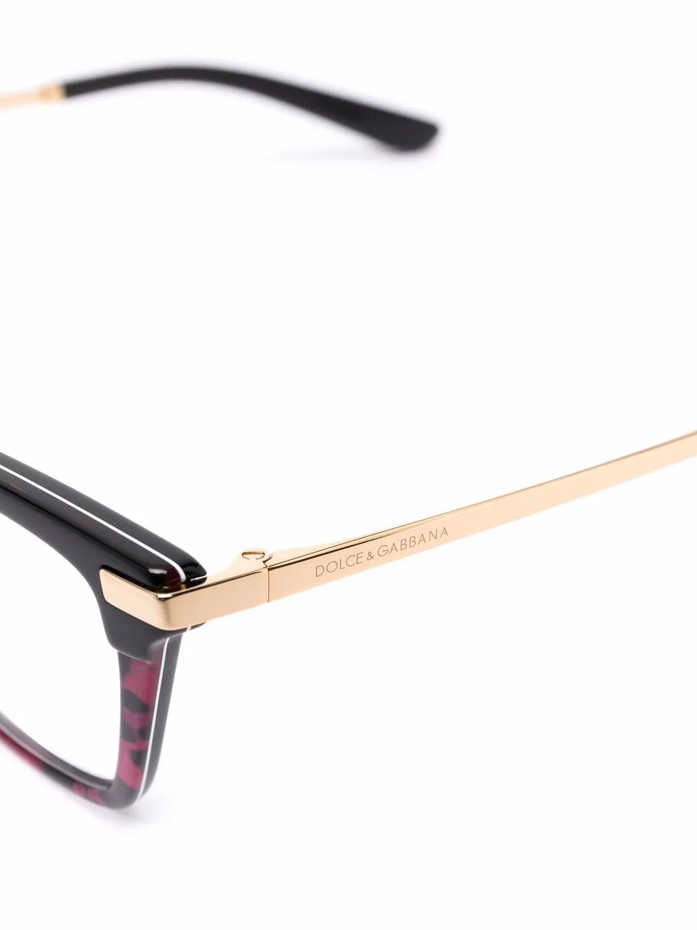 фото Dolce & gabbana eyewear очки в оправе 'кошачий глаз'