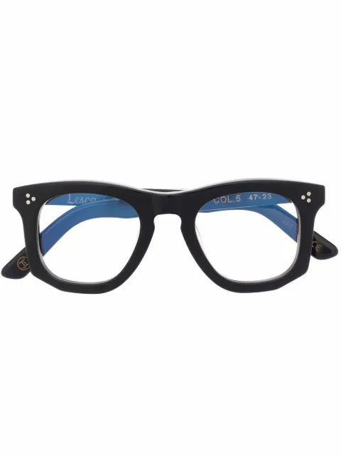 Lesca Guru square-frame glasses