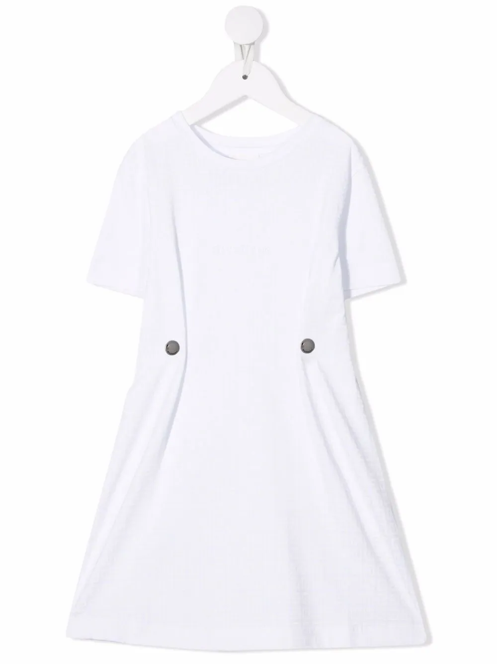 

Givenchy Kids decorative-buttons cotton dress - White