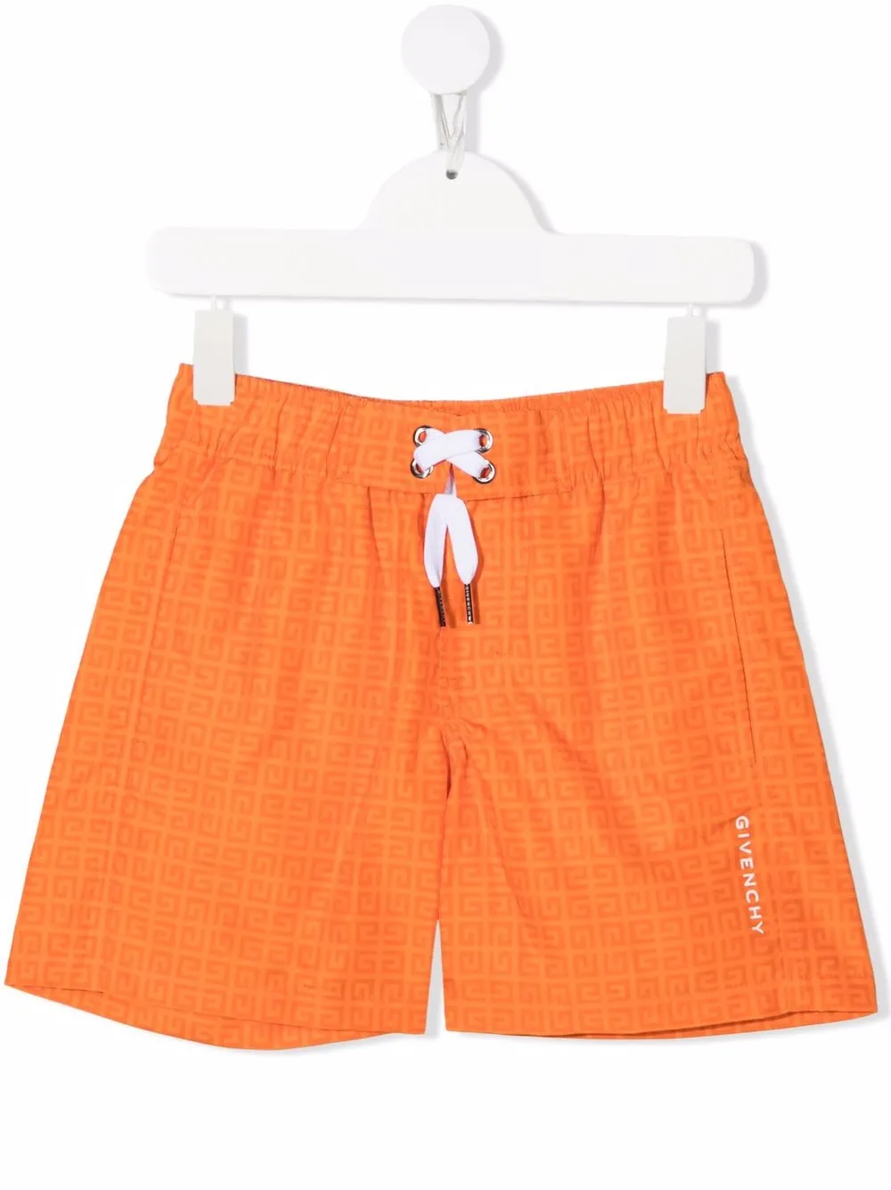 

Givenchy Kids 4G-motif swim shorts - Orange