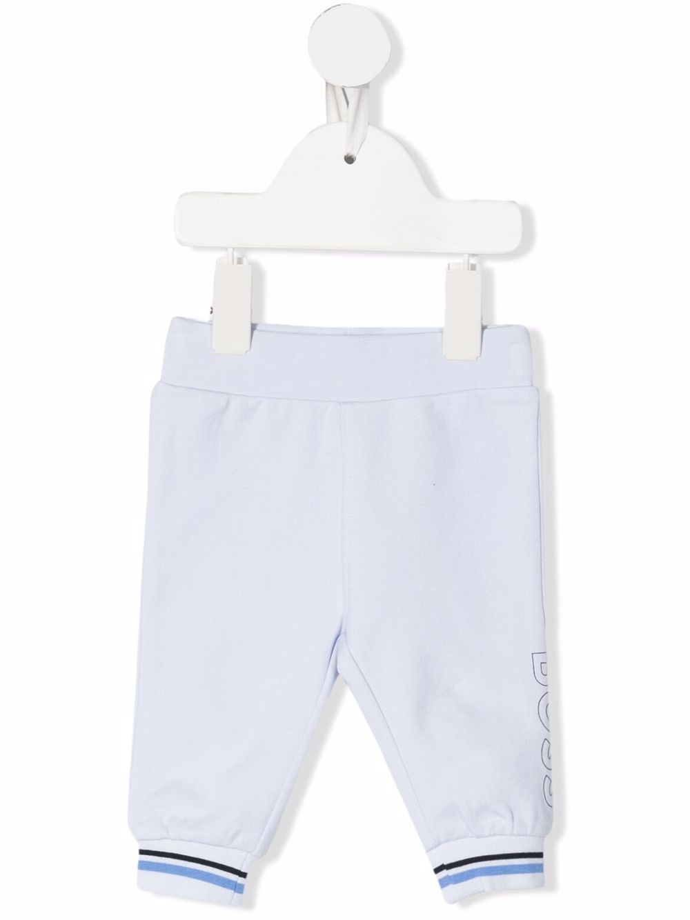 

BOSS Kidswear logo-print cotton track trousers - Blue