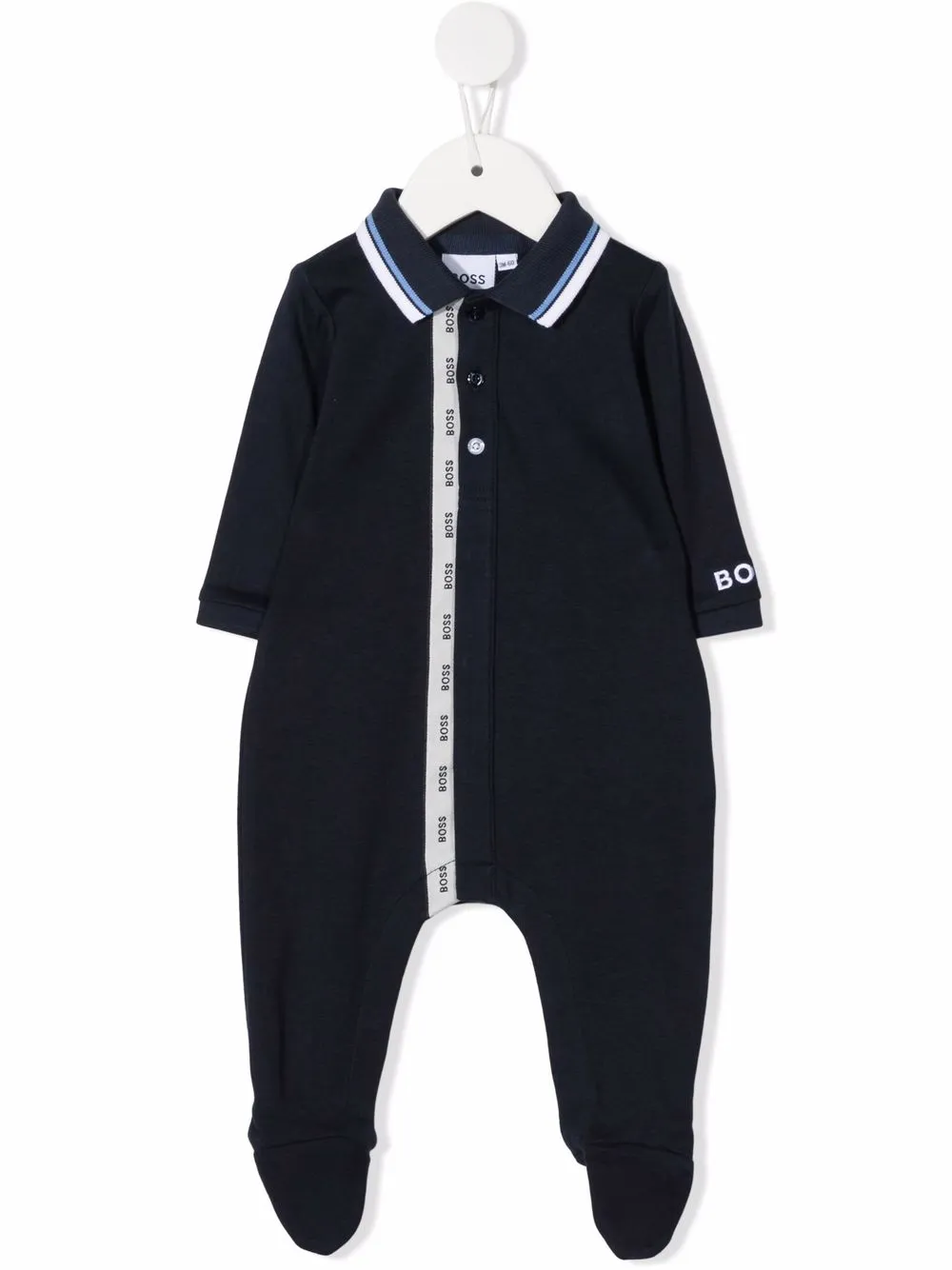 

BOSS Kidswear body con logo estampado - Azul