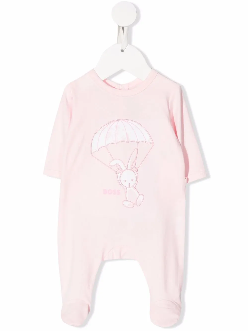 

BOSS Kidswear pijama con conejito bordado - Rosado