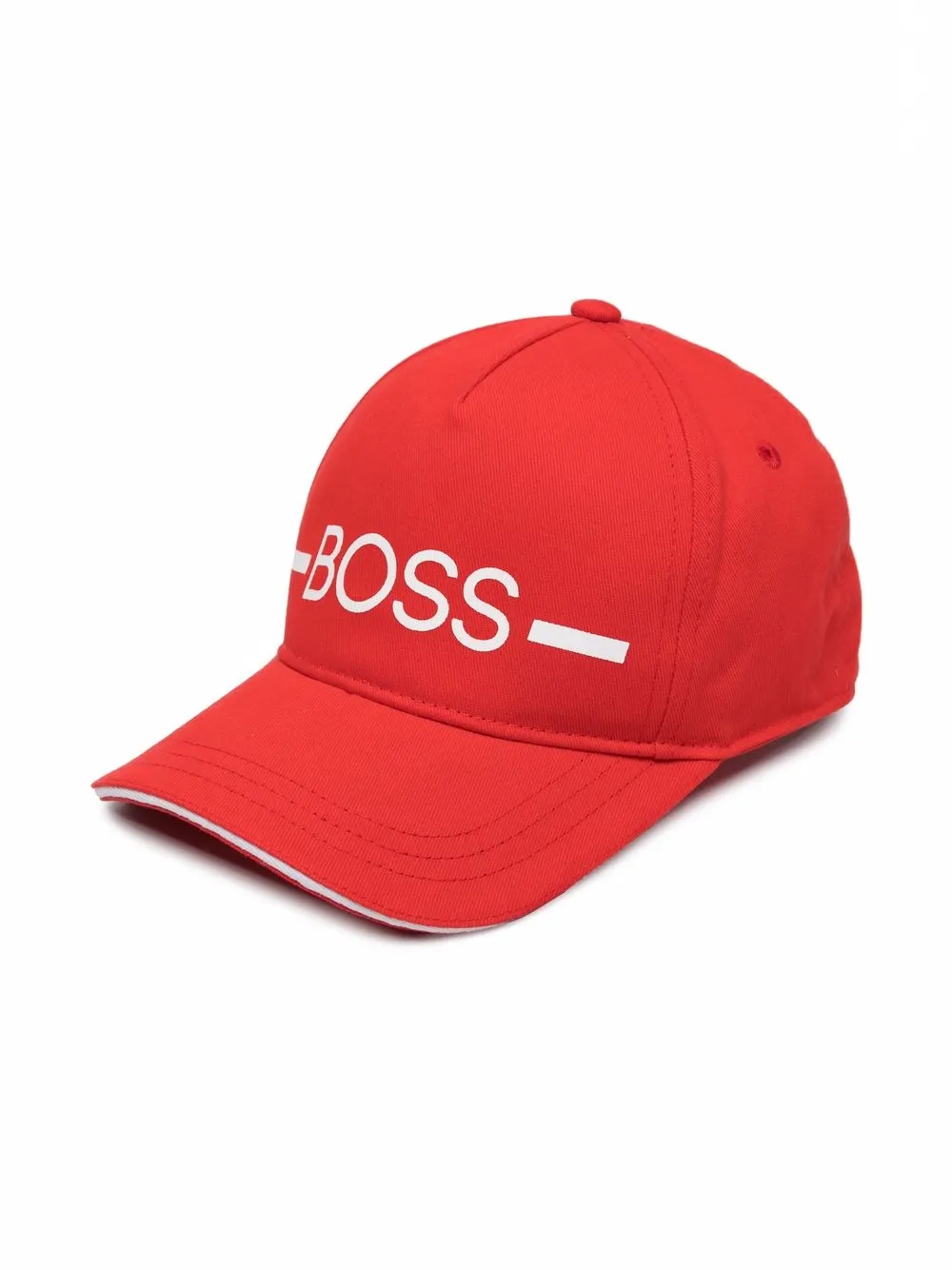 

BOSS Kidswear gorra con logo estampado - Rojo