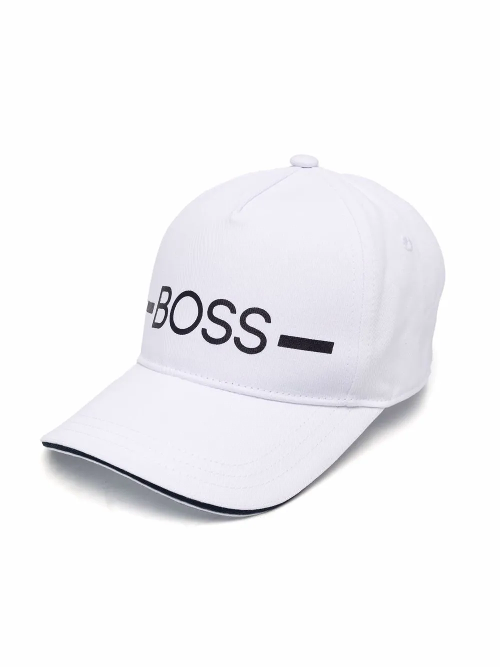 

BOSS Kidswear gorra con logo estampado - Blanco