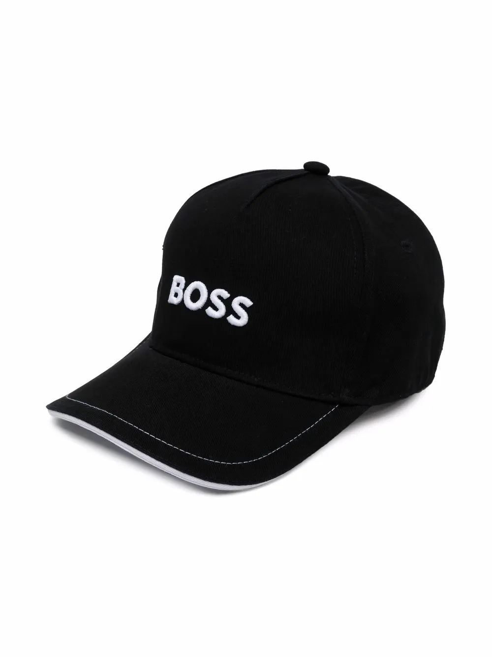 

BOSS Kidswear embroidered-logo baseball cap - Black