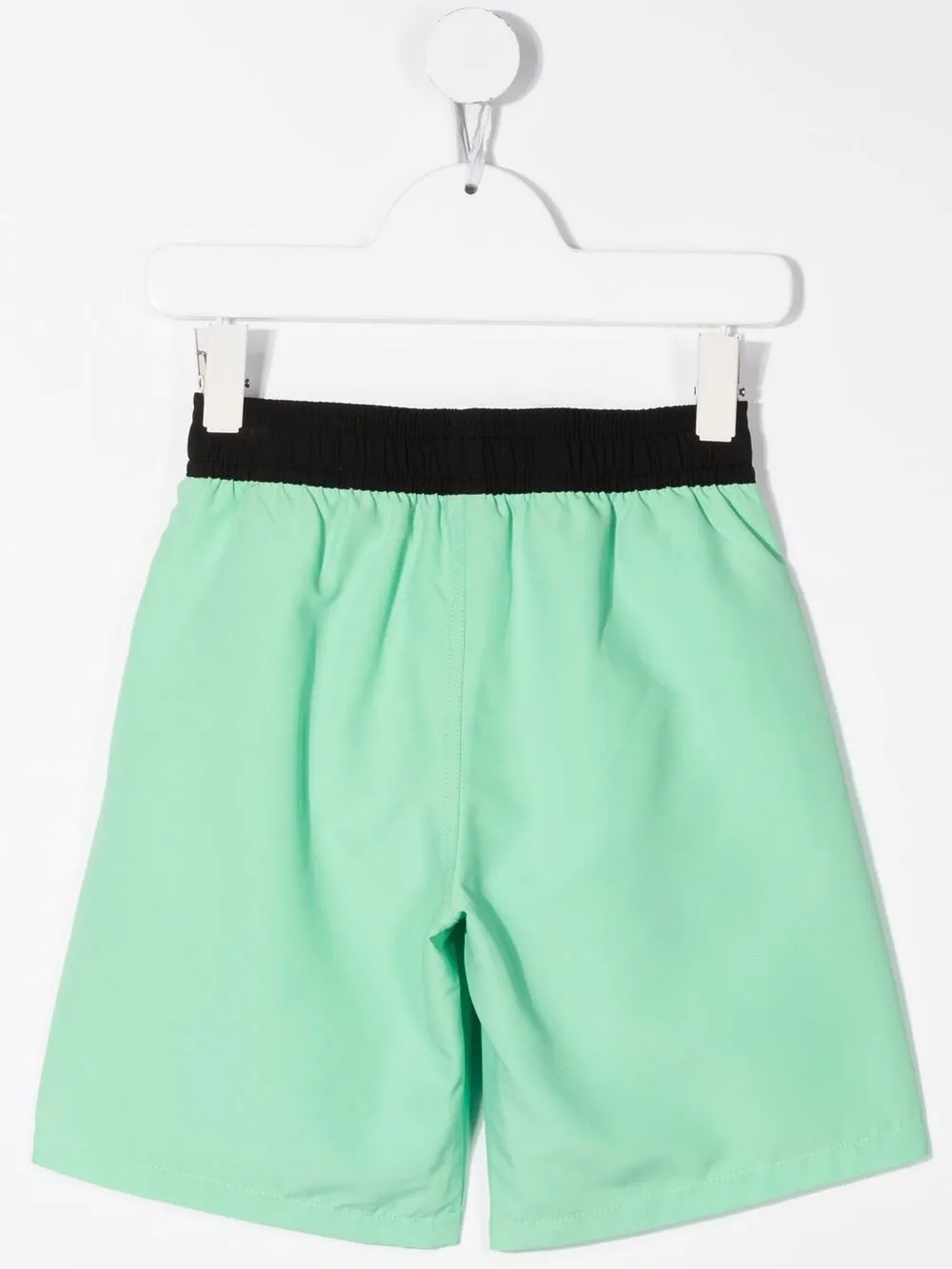 BOSS Kidswear Zwembroek met logoprint - Groen