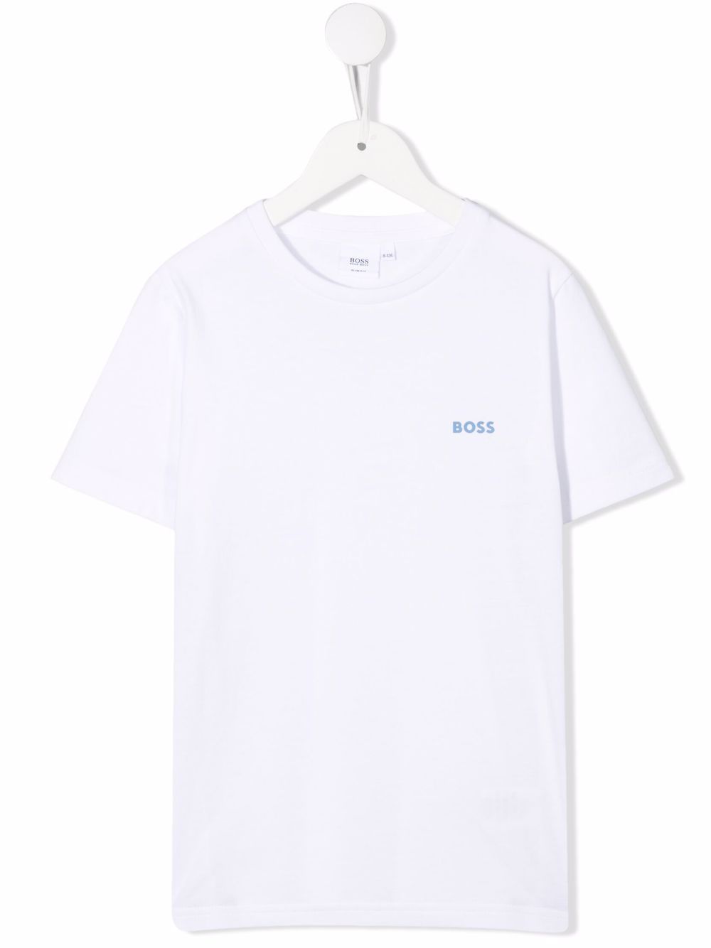 

BOSS Kidswear chest-logo crewneck T-shirt - White