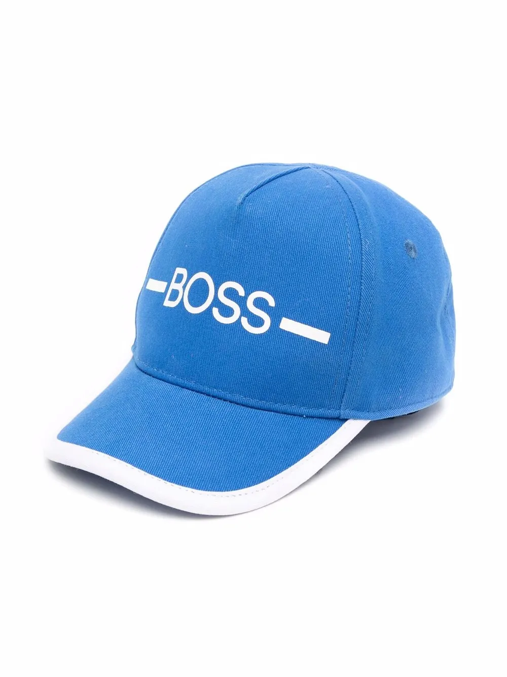 

BOSS Kidswear gorra con logo estampado - Azul