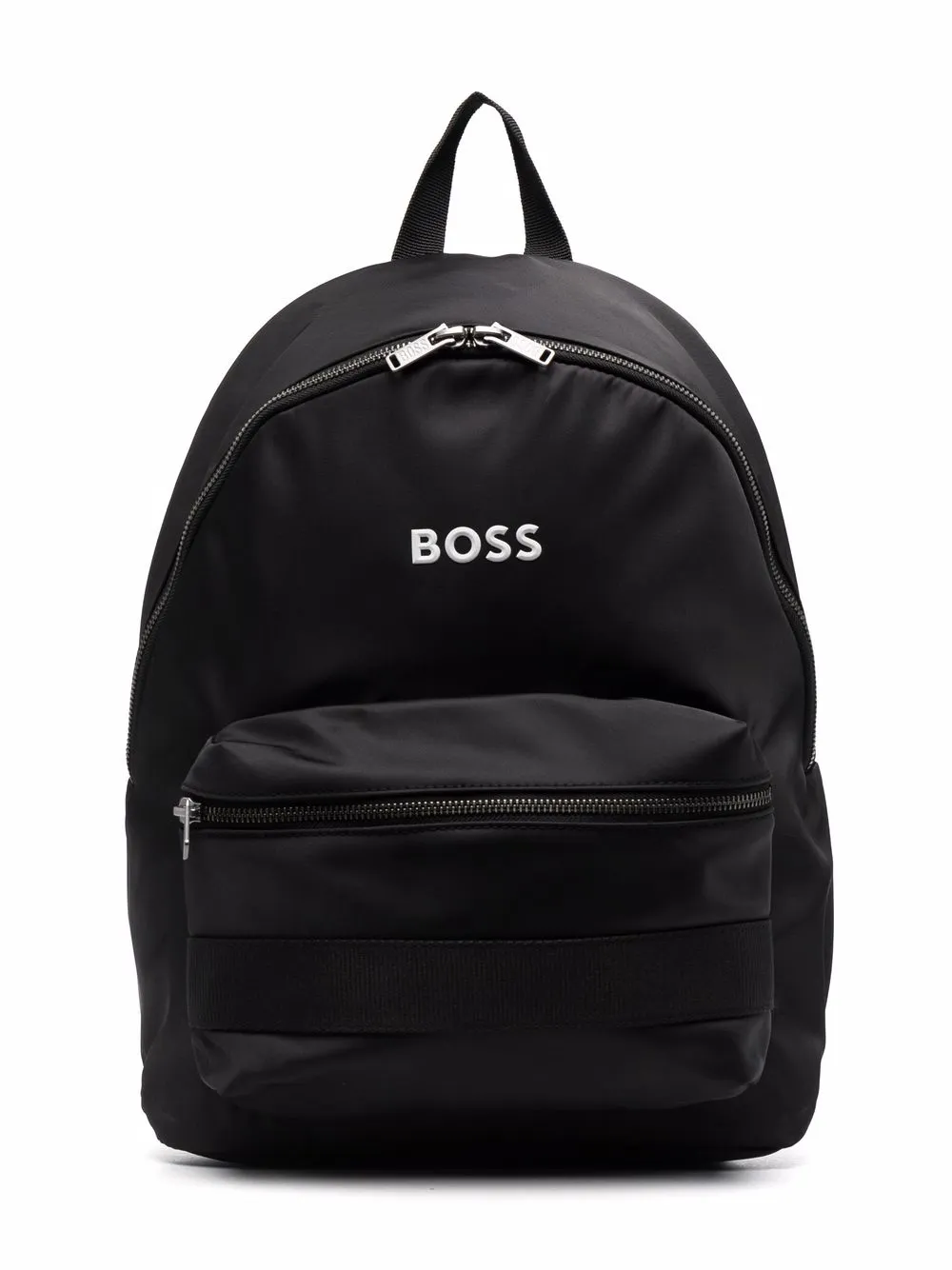 

BOSS Kidswear mochila con logo en relieve - Negro