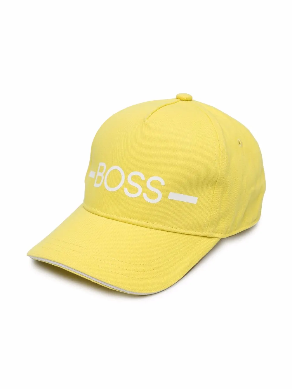 

BOSS Kidswear gorra con logo estampado - Amarillo