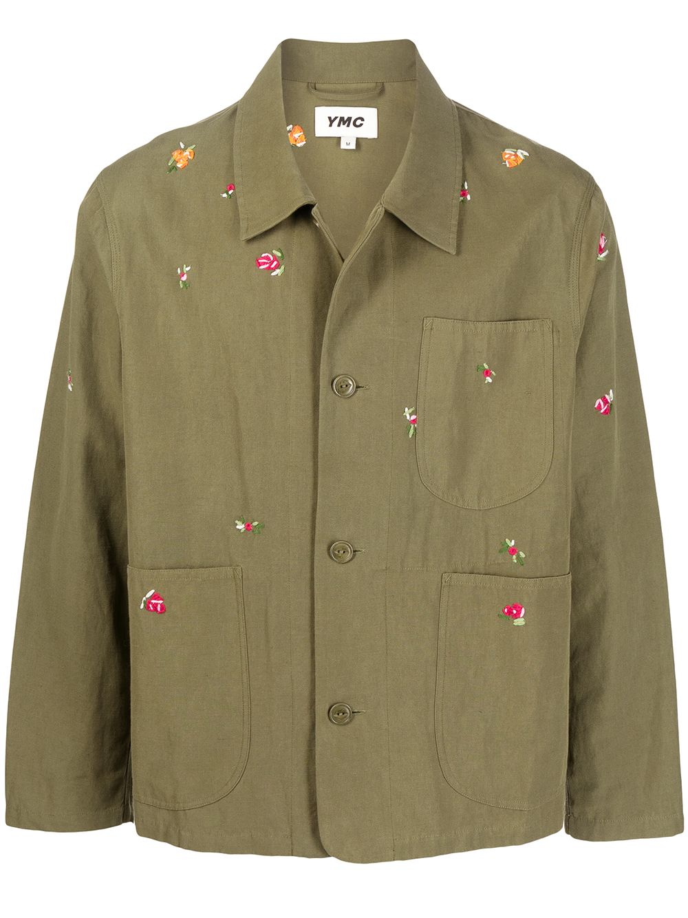 

YMC Labour Chore embroidered jacket - Green