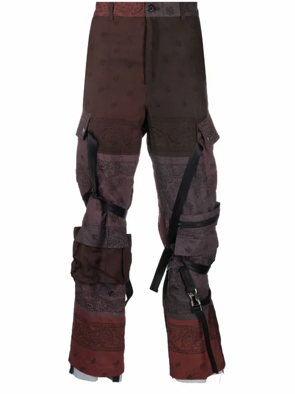 two-tone Cargo Trousers - Farfetch