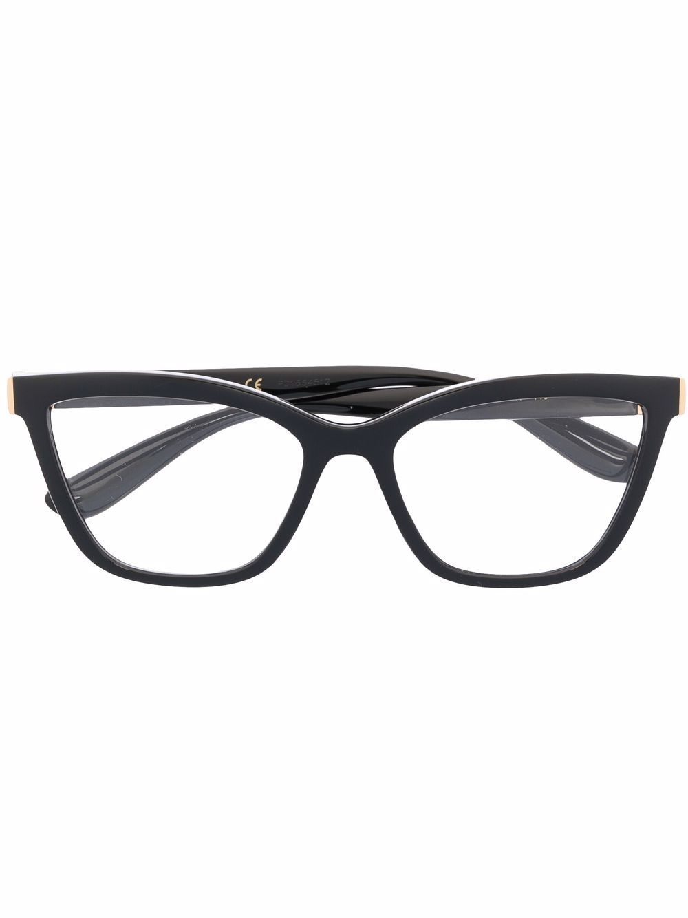 фото Dolce & gabbana eyewear очки в оправе 'кошачий глаз' с логотипом