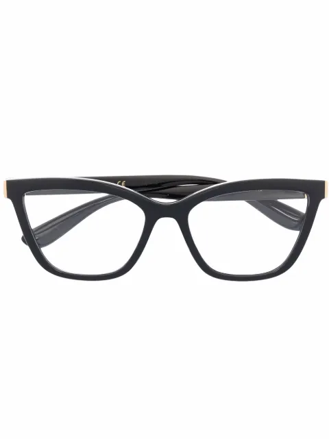 Dolce & Gabbana Eyewear logo cat-eye glasses