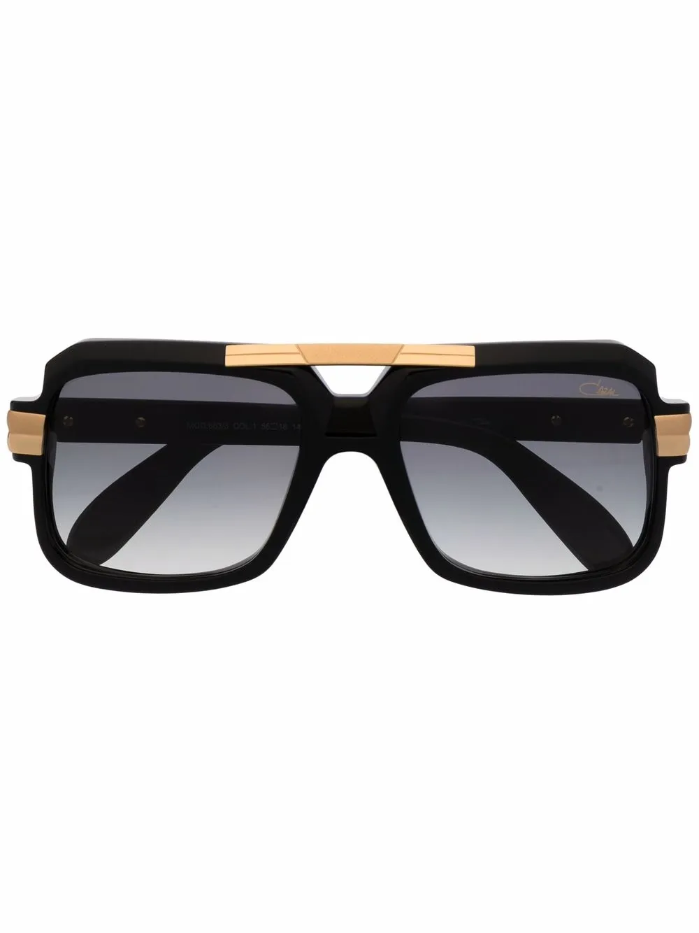 

Cazal metallic-bridge sunglasses - Black