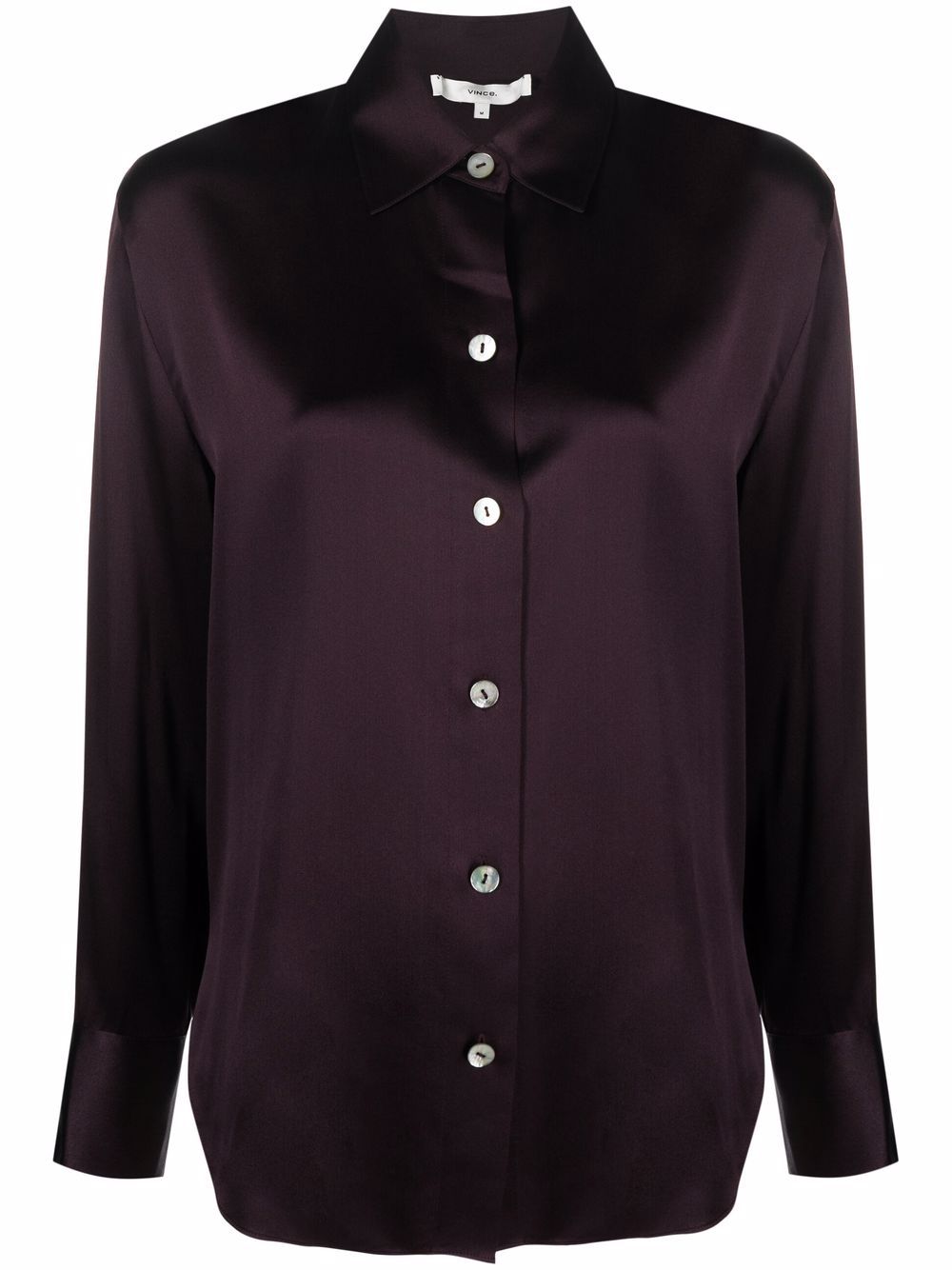 Vince long-sleeve Silk Blouse - Farfetch