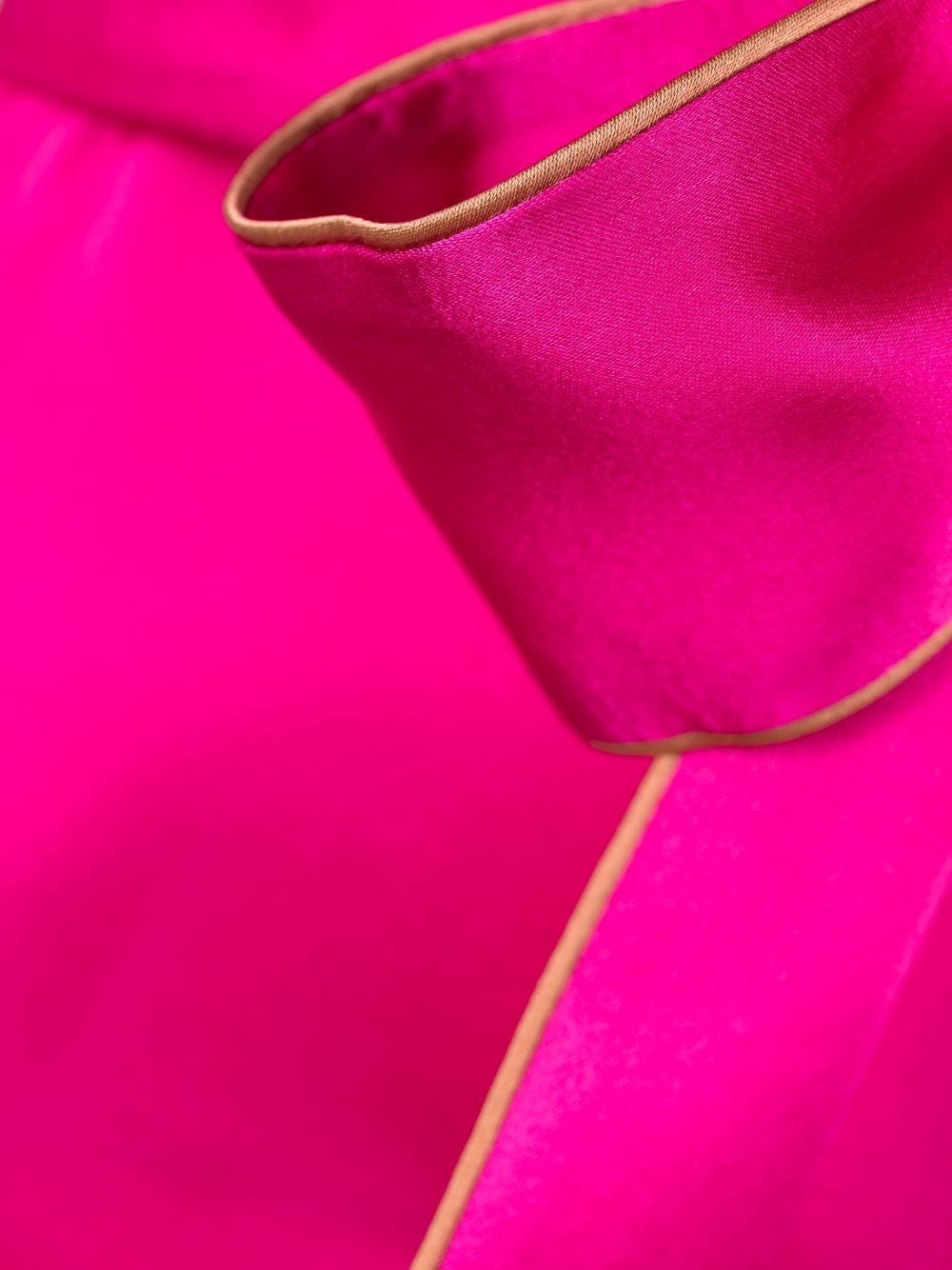 Shop Eres Rosy Tied-waist Silk Shirt In Pink
