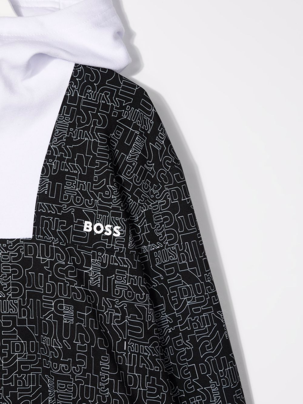 фото Boss kidswear худи на молнии с логотипами