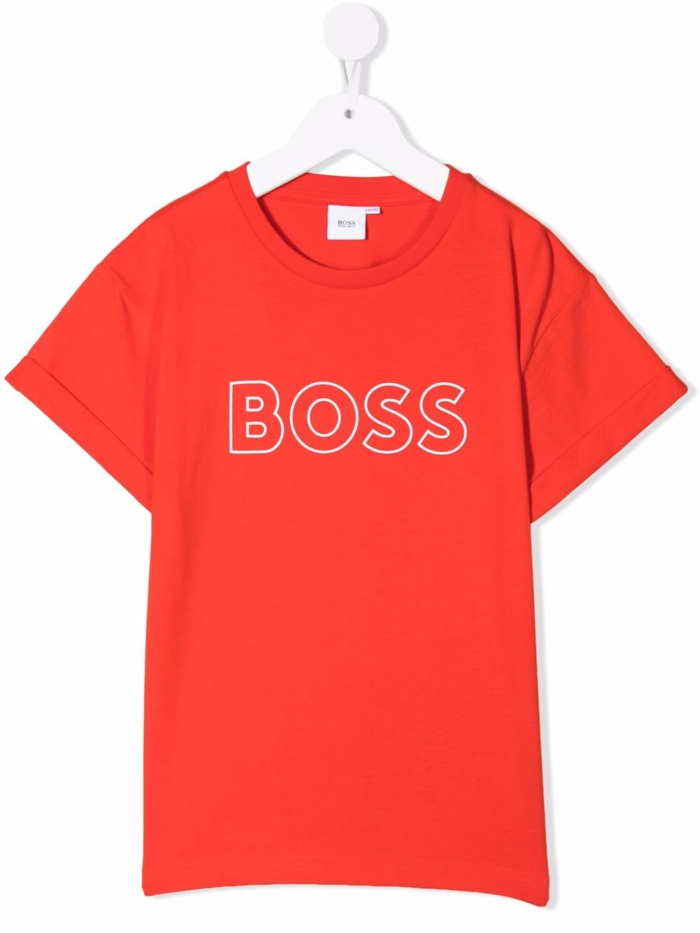 

BOSS Kidswear playera con logo estampado - Rojo