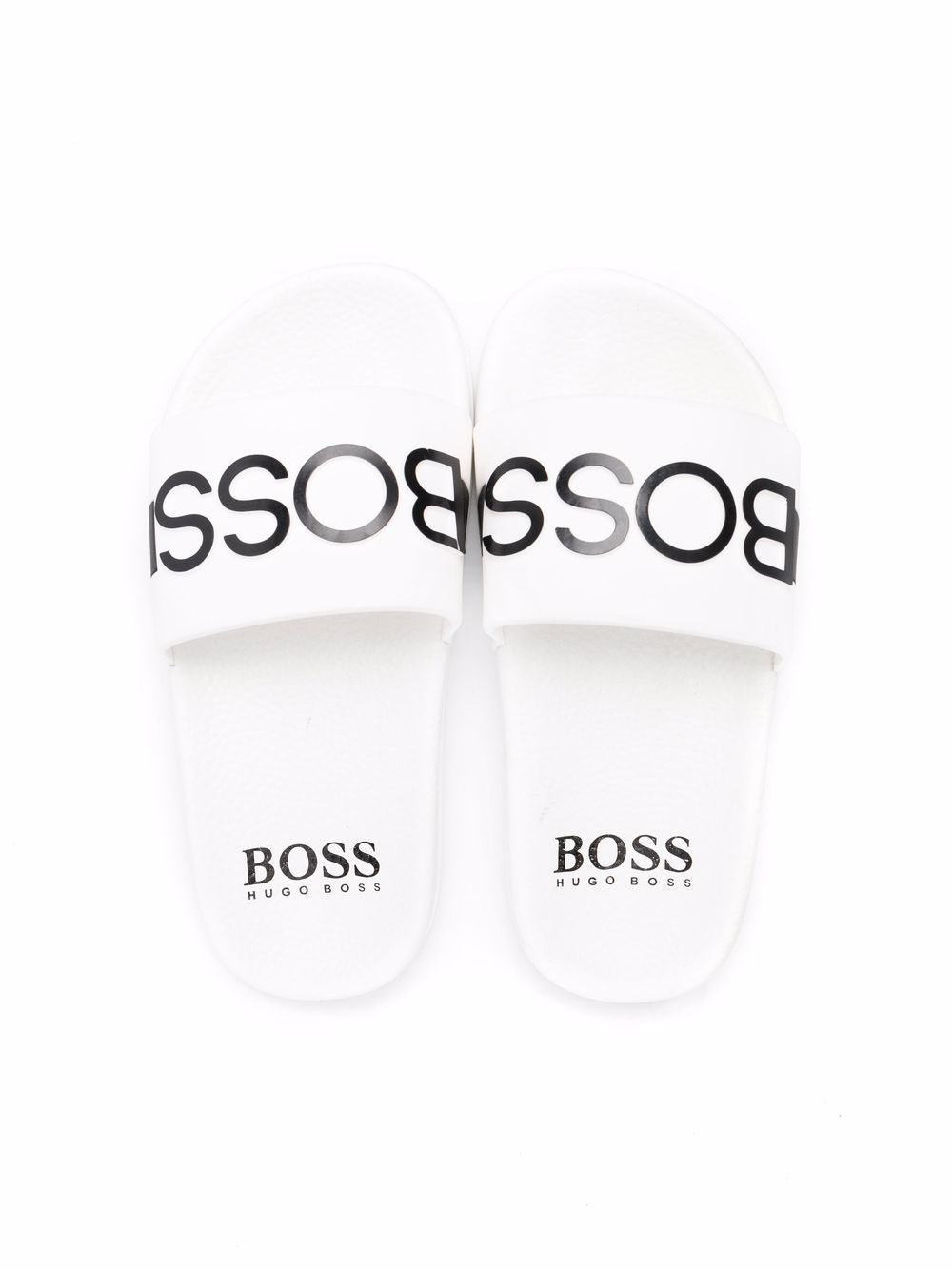 фото Boss kidswear шлепанцы с логотипом