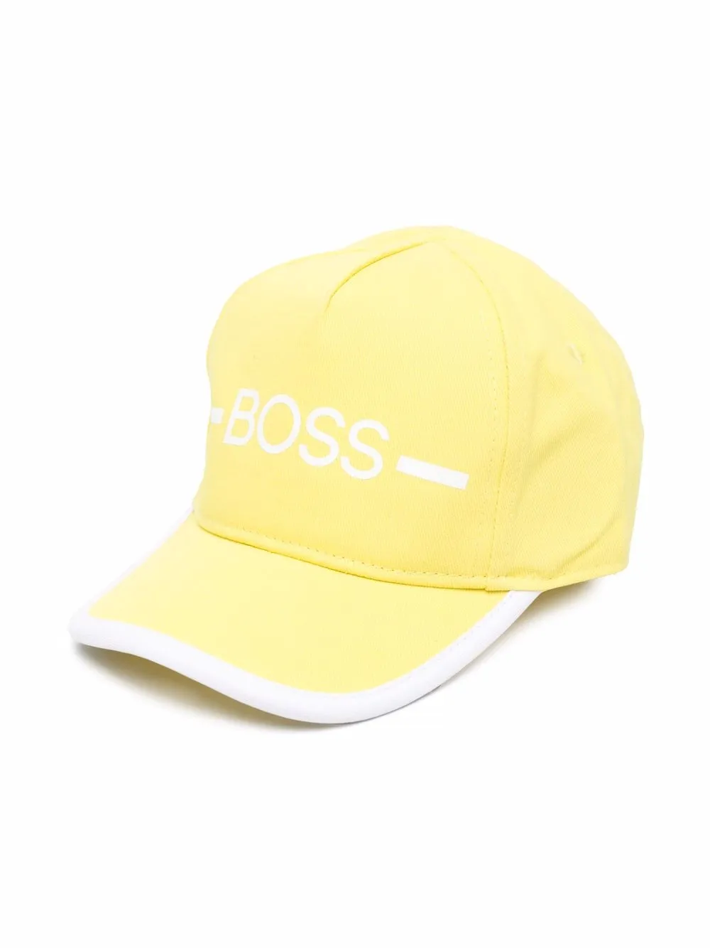 

BOSS Kidswear gorra con logo estampado - Amarillo