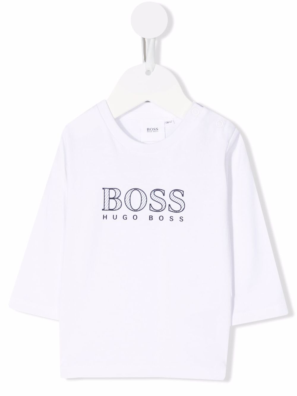 

BOSS Kidswear playera con logo estampado - Blanco