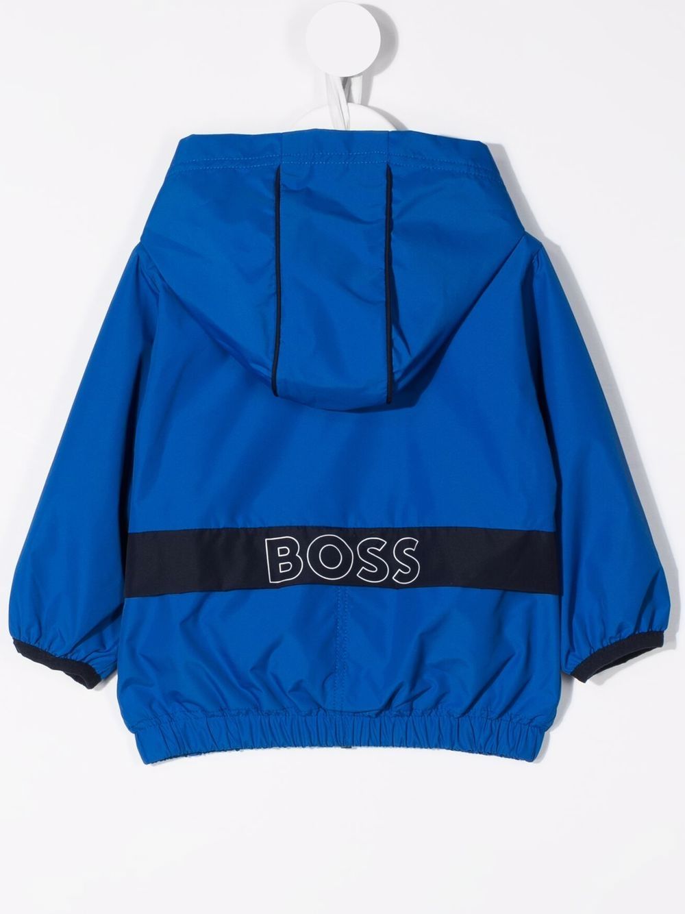 фото Boss kidswear легкая куртка с капюшоном и логотипом